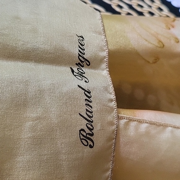 100% Silk vintage Roland Forgues scarf - Picture 3 of 5